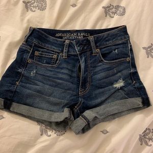 American Eagle super stretch denim shorts SZ 4 EUC